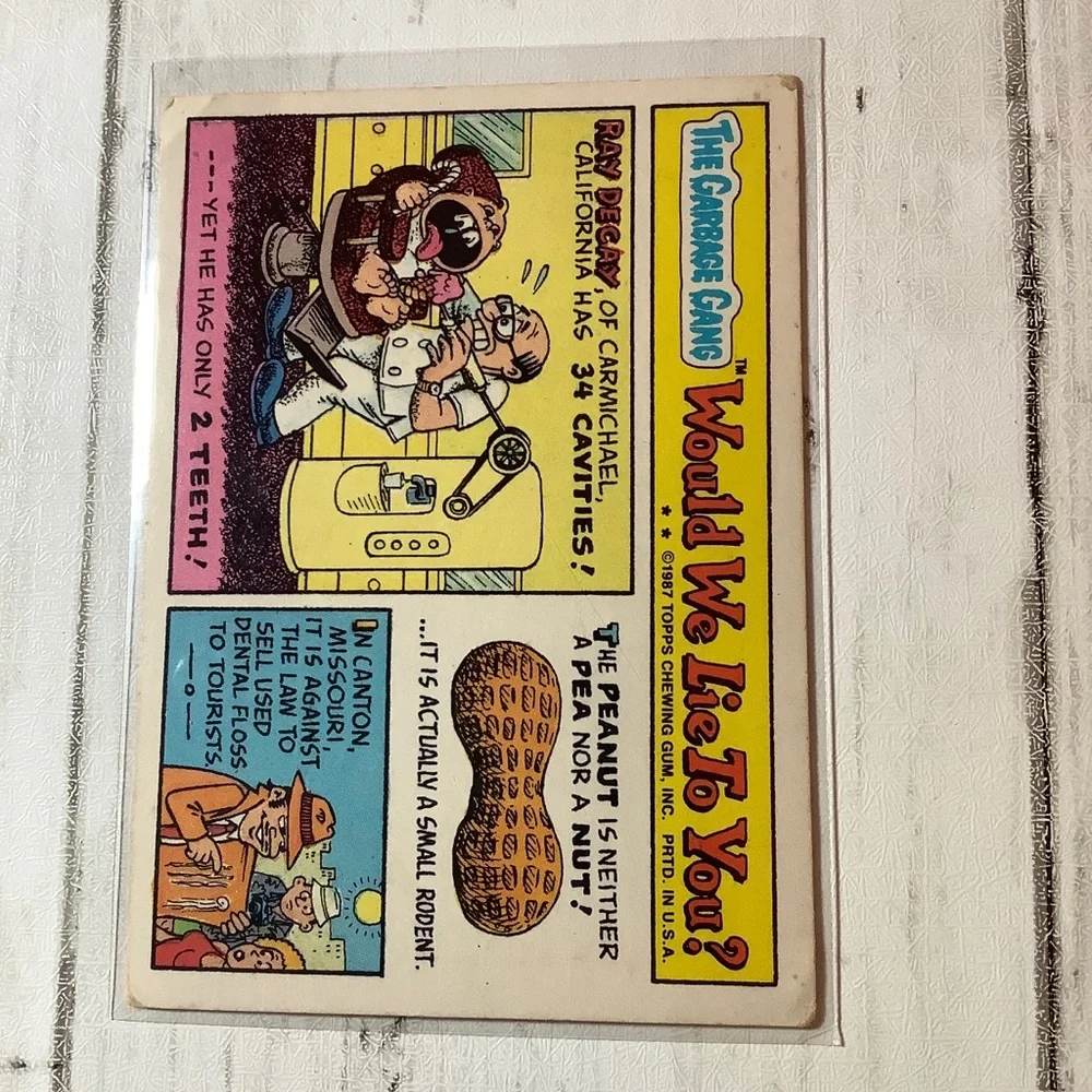 Grippin' Griffin 1987 Topps Garbage Pail Kids Series 9 Card #371a